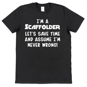 Camiseta Andamio Nunca Mal Regalo para Andamio Ropa para Comerciantes Construir - Imagen 1 de 1