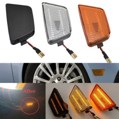 2x Luz LED dinámica lateral LED para Chevrolet Chevy Cruze 2011 2012 2013-2016 Foto 1 de 4