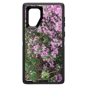 OtterBox Defender for Galaxy Note (Choose Model) Purple Flowers Mykonos Greece - Picture 1 of 11