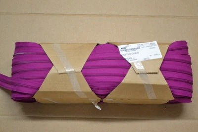 200 meters Dark Pink YKK Zipper coil chain 4.5 CF 5/8" 218 Yards  - Image 1 of 2