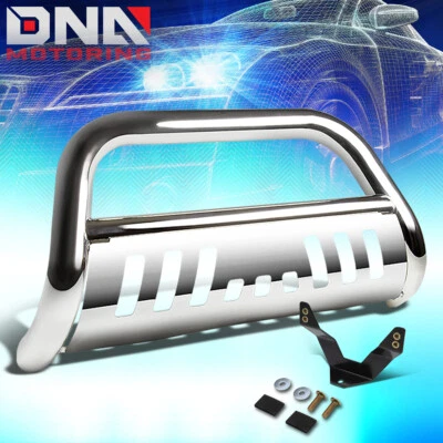 FIT 2005-2015 TOYOTA TACOMA 3"BULL BAR+LICENSE PLATE RELOCATION KIT BRACKETS - Image 1 of 4