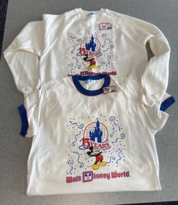 Walt Disney World 15 Year Anniversary Ringer T-Shirt & Sweatshirt BUNDLE - Picture 1 of 11