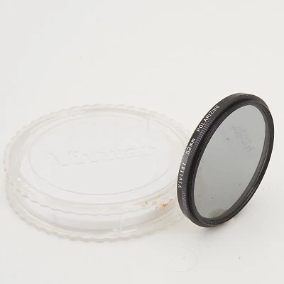 VINTAGE VIVITAR 52mm POLARIZING  GLASS FILTER #AC424 - Image 1 of 2