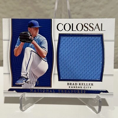 2022 Panini National Treasures Colossal Materials /99 Brad Keller #CLM-BK - Image 1 of 2