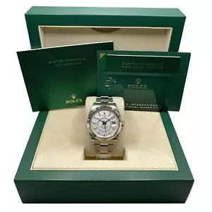 Rolex Sky-Dweller 326934 Stahl 18k Gold Weiß Dial Herren Automatisch Uhr B&p - Bild 1 von 7