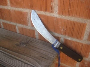 1940s Vintage 6" Curved Blade KEEN KUTTER Carbon Hunting Skinning Knife USA - Picture 1 of 9