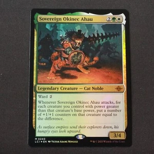 Sovereign Okinec Ahau FOIL 240 MTG Las Cavernas Perdidas de Ixalan (LCI) Mítico Casi Nuevo - Imagen 1 de 2