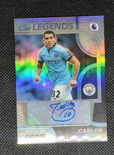 Carlos Tevez 2022-23 Panini Prizm Club Legends Silver Refractor Auto #/99