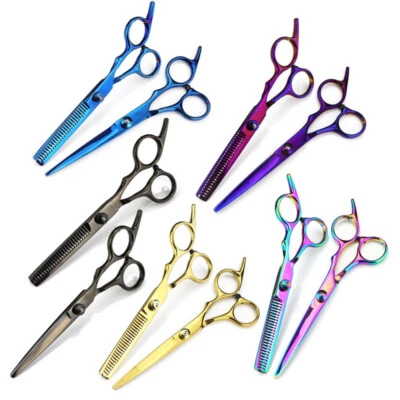Hair Cutting Scissors Shears/Thinning/Hairdressing Salon Professional Barbe↔ - Image 1 of 4
