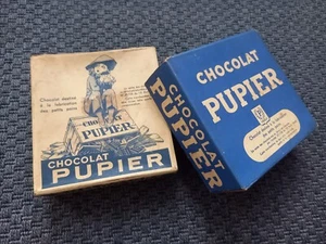 PUPIER 2 Boîtes carton cacao chocolat Jean d'Ylen Pains Bâtons Professionnels - Foto 1 di 12