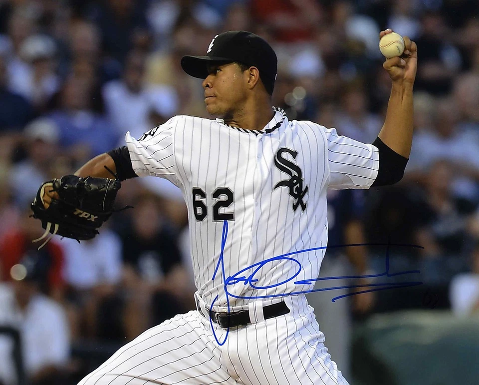 JOSE QUINTANA AUTOGRAPHED AUTO SIGNED 8X10 PHOTO CHICAGO WHITE SOX COA WHITE - Image 1 of 1