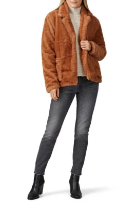 Chaqueta de piel sintética (colección Saks Fifth Avenue) talla M original $450,00 Foto 1 de 4