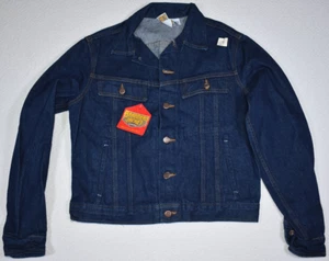 Vintage 80er Dickies Denim Branders Jacke Herren Größe 40 lang neu mit Etikett - Bild 1 von 9