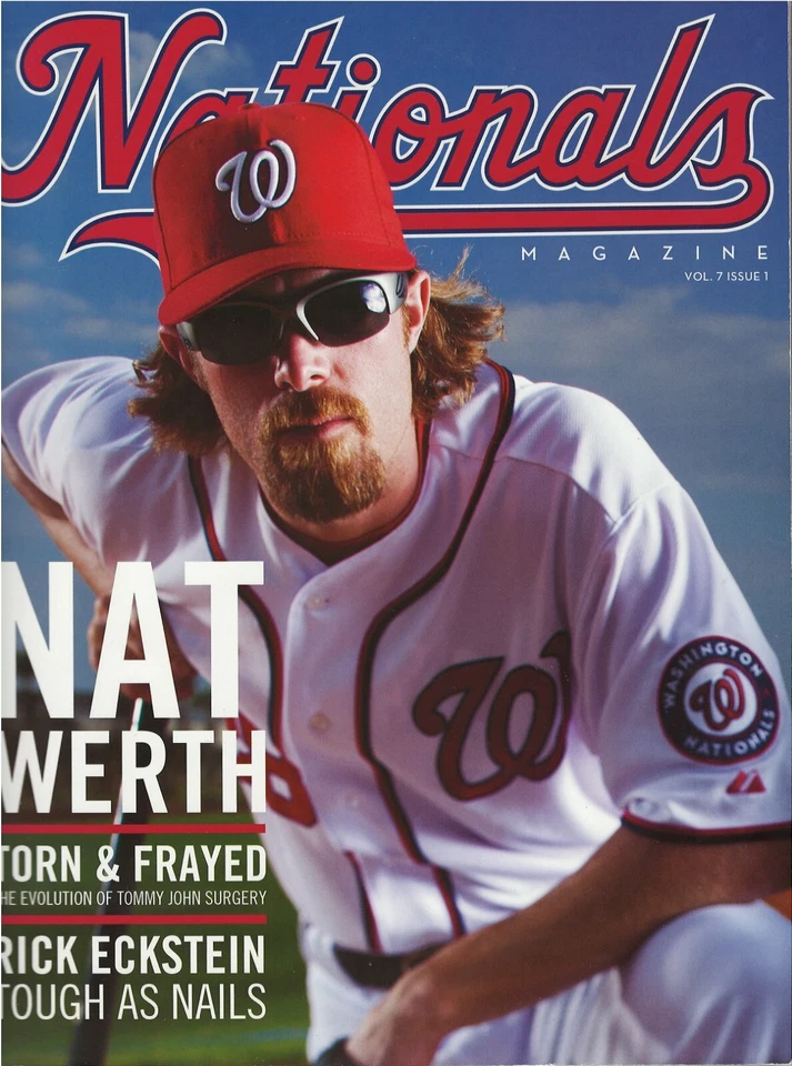 JAYSON WERTH WASHINGTON NATIONALS RARE 2011 OPENING DAY NATIONALS MAGAZINE - Image 1 of 1