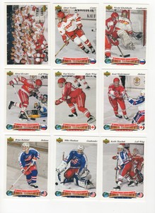 1991-92 Upper Deck Czech World Juniors Hockey Set 1-100 Kariya Kovalev RCs