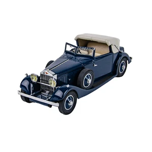 Danbury Mint 1934 Hispano-Suiza J12 Cabriolet Blue 1:24 Scale Diecast Model Car - Picture 1 of 7