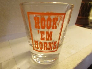 Texas Long Horns -Hook 'Em Horns - Shot Glass estándar - nuevo - ver fotos - Imagen 1 de 4