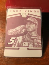 Kasey Kahne 2018 Panini Donruss #8 Printing Plate - Magenta 1 of 1!!!