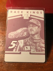 Kasey Kahne 2018 Panini Donruss #8 Printing Plate - Magenta 1 of 1!!!