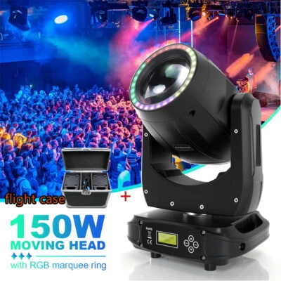 200W LED Moving Head Stage Light RGBW Gobo Beam Spot Lighting DJ Disco Show DMX - Image 1 of 4
