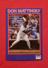 1990 Starline Long John Silver's Don Mattingly #35 New York Yankees FREE SHIP