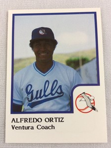 1986 Ventura Gulls-ProCards Minor League Baseball Card-Alfredo Ortiz