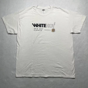 2018 Heat Playoffs White Hot Heat Miami Miccosukee T-Shirt Sz XL - Picture 1 of 6