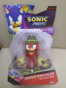 Sonic the hedgehog Gnarly Knuckles Figura Sonic Prime 13 cm - Foto 1 di 2