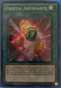 YuGiOh Crystal Abundance Secret Rare RYMP-EN051 - Picture 1 of 1