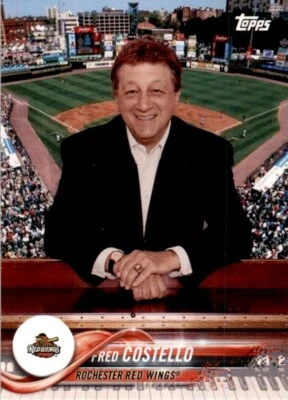 2018 Topps Pro Debut Fred Costello Rookie Rochester Red Wings #91 Minor League - Image 1 of 2