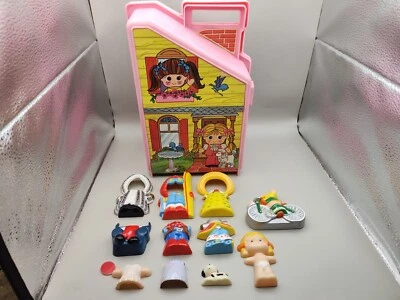 Estuche para muñecas Knickerbocker Dolly Pops vintage con una muñeca y accesorios Foto 1 de 4