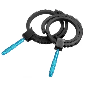 2pcs 36cm Camera Adjustable Rubber Follow Focus Gear Ring Belt for DSLR Camera - Picture 1 of 5