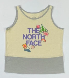 Girl's Youth The North Face Tri-Blend Shorter Length Tank Top NEW - Picture 1 of 3