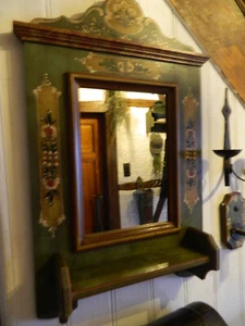Voglauer Anno 1700 Altgrün Landhaus Antik Spiegel Wandspiegel Flurspiegel - Bild 1 von 3