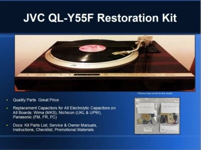 JVC QL-Y55F Upgrade Kit Genuine Parts Restoration Guarantee - Image 1 of 4