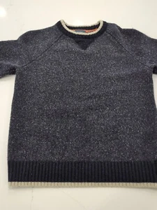 Cambridge Dry Goods Blue Lamb's Wool Pull Over Sweater Size Medium - Picture 1 of 5
