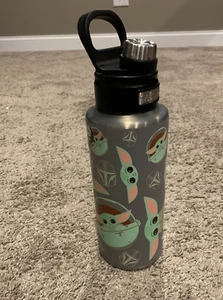 Botella de agua de acero inoxidable Star Wars Mandalorian The Child Grogu (Baby Yoda) - Imagen 1 de 5