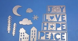 ( Bundle of 3) Sizzix Christmas Thinlits Dies, 664702, 666064, 666071 - Picture 1 of 7