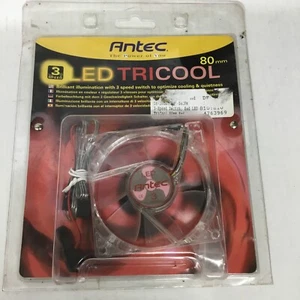 Antec 3 Speed LED Tricool 80mm Fan - Picture 1 of 4