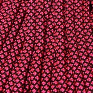 550 Paracord schwarz & neonpink DMNDS 100 FUSS HERGESTELLT IN DEN USA & VERKÄUFER Versand am selben Tag - Bild 1 von 1