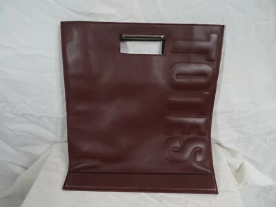 3.1 Phillip Lim Amaze Totes Bolso de Mano Cuero Borgoña Cartera 15" x 14" x 5" Foto 1 de 4