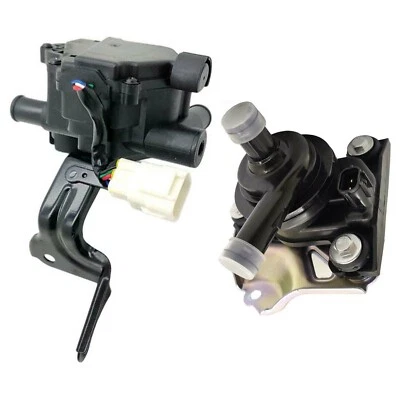 Bomba de agua inversora eléctrica + válvula de control de refrigerante calentador para Toyota Prius 04-09 Foto 1 de 4