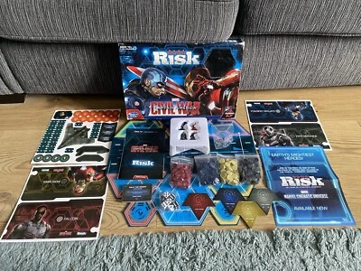 Risk Board Game Marvel Captain America Civil War Hasbro Game Complete 100% - Image 1 of 4