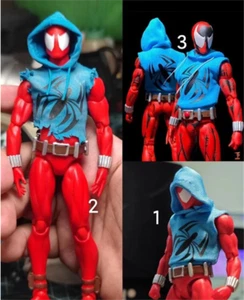 1/12 Hombre Araña Escarlata Sudadera con Capucha Chaleco Ropa para MAFEX 6" Figura Juguete - Imagen 1 de 7