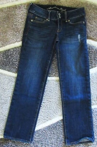 AMERICAN EAGLE ARTIST STRETCH SIZE 00 DENIM LIGHTLY WORN capri style - Picture 1 of 5