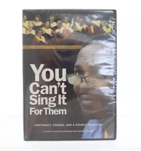 YOU CAN'T SING IT FOR THEM: Continuity, Change, and a Church Musician DVD NEW - Imagen 1 de 2