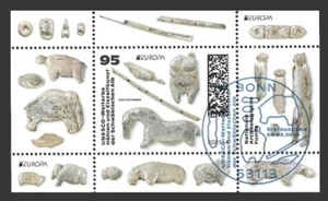 Federal Mi.No. Block 94 (2025) canceled Bonn/Europe: Nat. archaeological finds - Picture 1 of 1