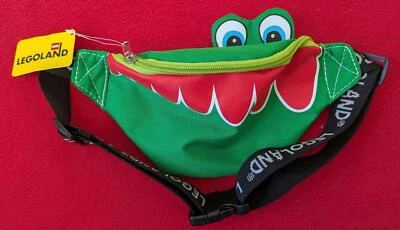 Legoland Ollie Fanny Pack Bum Bag Green Dragon 2023 Lego Theme Park NEW TAGS - Image 1 of 4