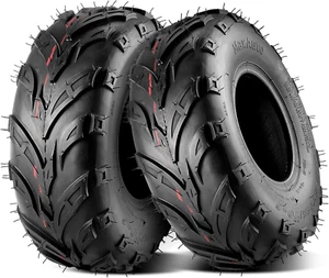 145 70-6 Tires ATV, 145/70-6 Tubeless Go Kart Mini Bike Tires, 4PR, Pack of 2 - Picture 1 of 12