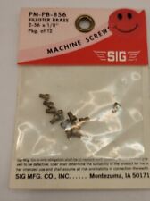 SIG Brass Fillister Machine Screw 2-56x1/8" Rc Hardware 12 pcs PM-PB-856